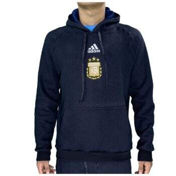 Buzo Adidas AFA Frizado 24 Con Capucha Argentina